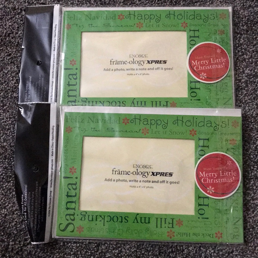 Christmas Card & Photo Frame